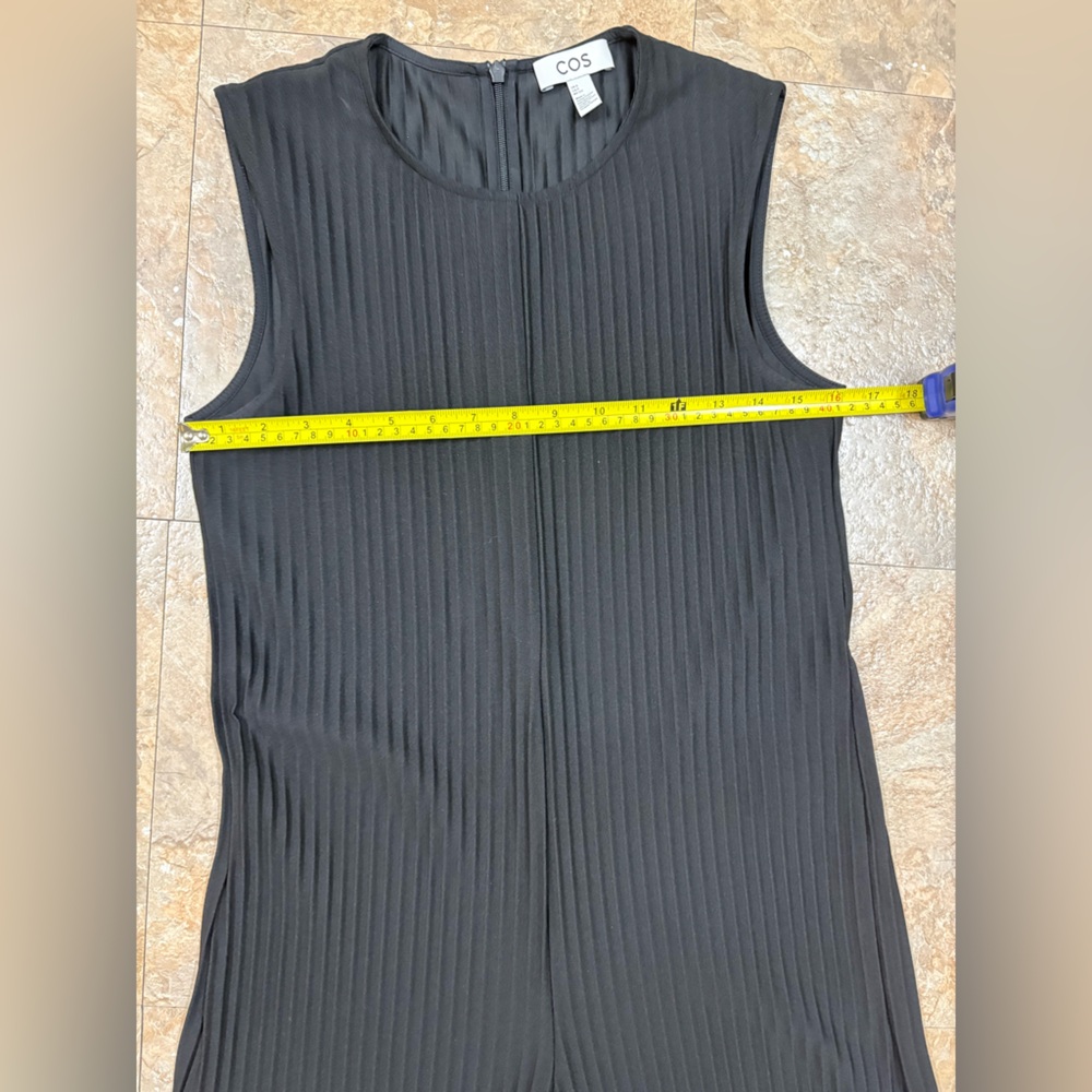 COS Black Ribbed Jumpsuit - Picture 8 of 10